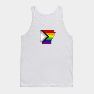 Progress pride flag - Arkansas Tank Top